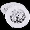 Duka Ventilationsriste^drænrørsventil type 95,3 Ø75 mm grå 2 stk