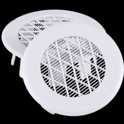 Duka Ventilationsriste^drænrørsventil type 95,3 Ø75 mm grå 2 stk