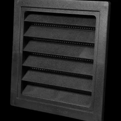 Duka Ventilationsriste^jalosirist 63.3 sort 150x150 mm
