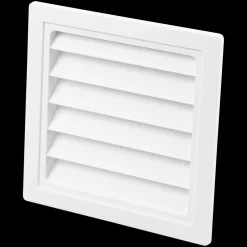 Duka Ventilationsriste^jalousirist 63.3 hvid 15x15 cm indv. 140 mm
