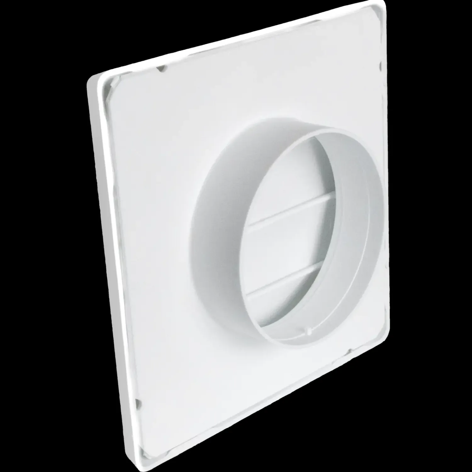 Clearance Duka lamelventil type 70/10C Ø100x180x180 mm hvid