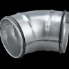 Duka Ventilationsrør Og -Studser^metal bøjning DBU 45° Ø100 mm
