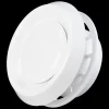 Duka Ventilationsriste^ud- og indblæsningsventil type 125 VRF Ø125 mm hvid