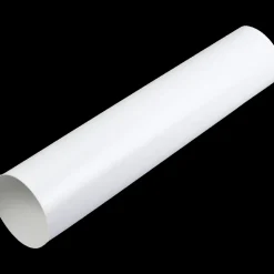 Duka ventilationsrør Ø100 x 1000 mm glatte ender - hvid