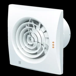 Duka Ventilatorer^ventilator PRO 30 TH fugt og tidsstyret - hvid - Ø100 mm