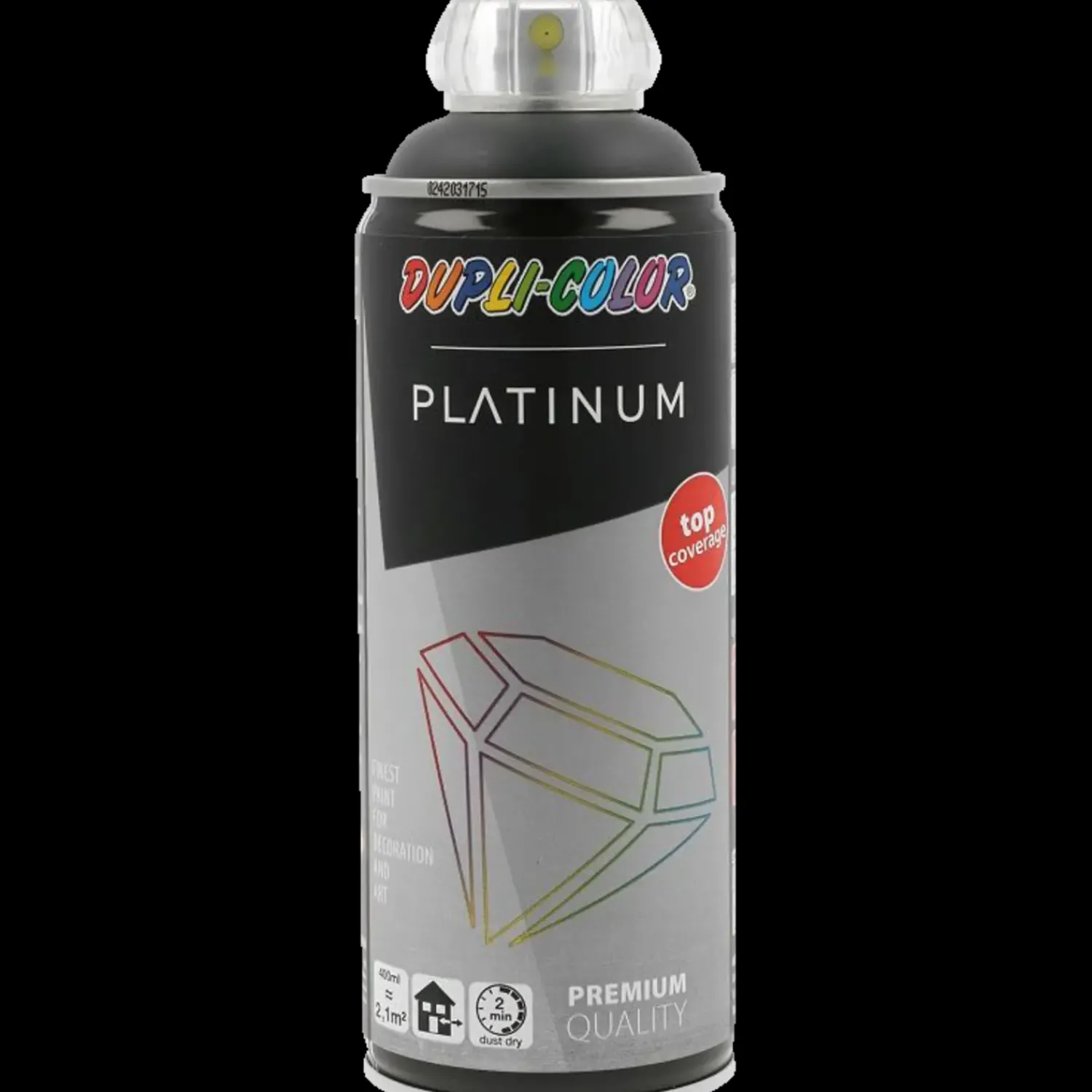 Borup Spraymaling^Dupli color platinum acryl spraymaling antracitgrå blank 400 ml