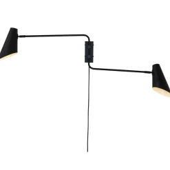 New Dyberg Larsen Cale væglampe m/2 arme sort