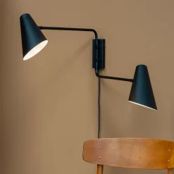 New Dyberg Larsen Cale væglampe m/2 arme sort