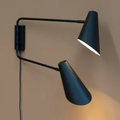 New Dyberg Larsen Cale væglampe m/2 arme sort