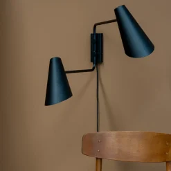 New Dyberg Larsen Cale væglampe m/2 arme sort