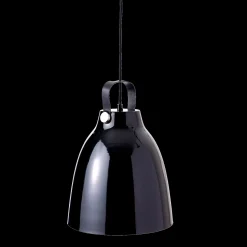 Dyberg Larsen Pendler^Copenhagen pendel med strop sort Ø26,5 cm