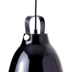 Dyberg Larsen Pendler^Copenhagen pendel med strop sort Ø26,5 cm