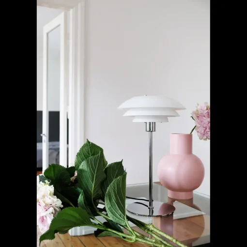 Dyberg Larsen Bordlamper^DL31 bordlampe opal glas