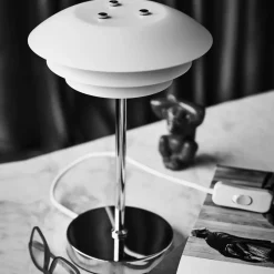 Dyberg Larsen Bordlamper^DL20 bordlampe G9 mat hvid