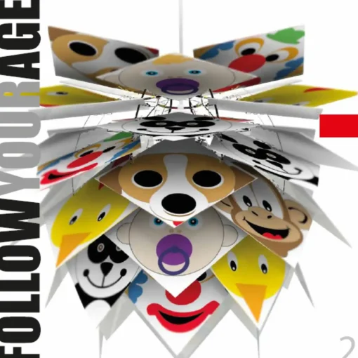 Online Dyberg Larsen Illumin DIY-pendel Follow Your Age Ø45 cm