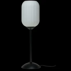 Dyberg Larsen Bordlamper^riflet bordlampe E27 opal
