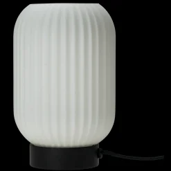 Dyberg Larsen Bordlamper^riflet bordlampe E27 opal