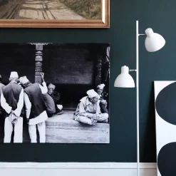 Gulvlamper^Dyberg Larsen Skagen 2 gulvlampe E27 hvid