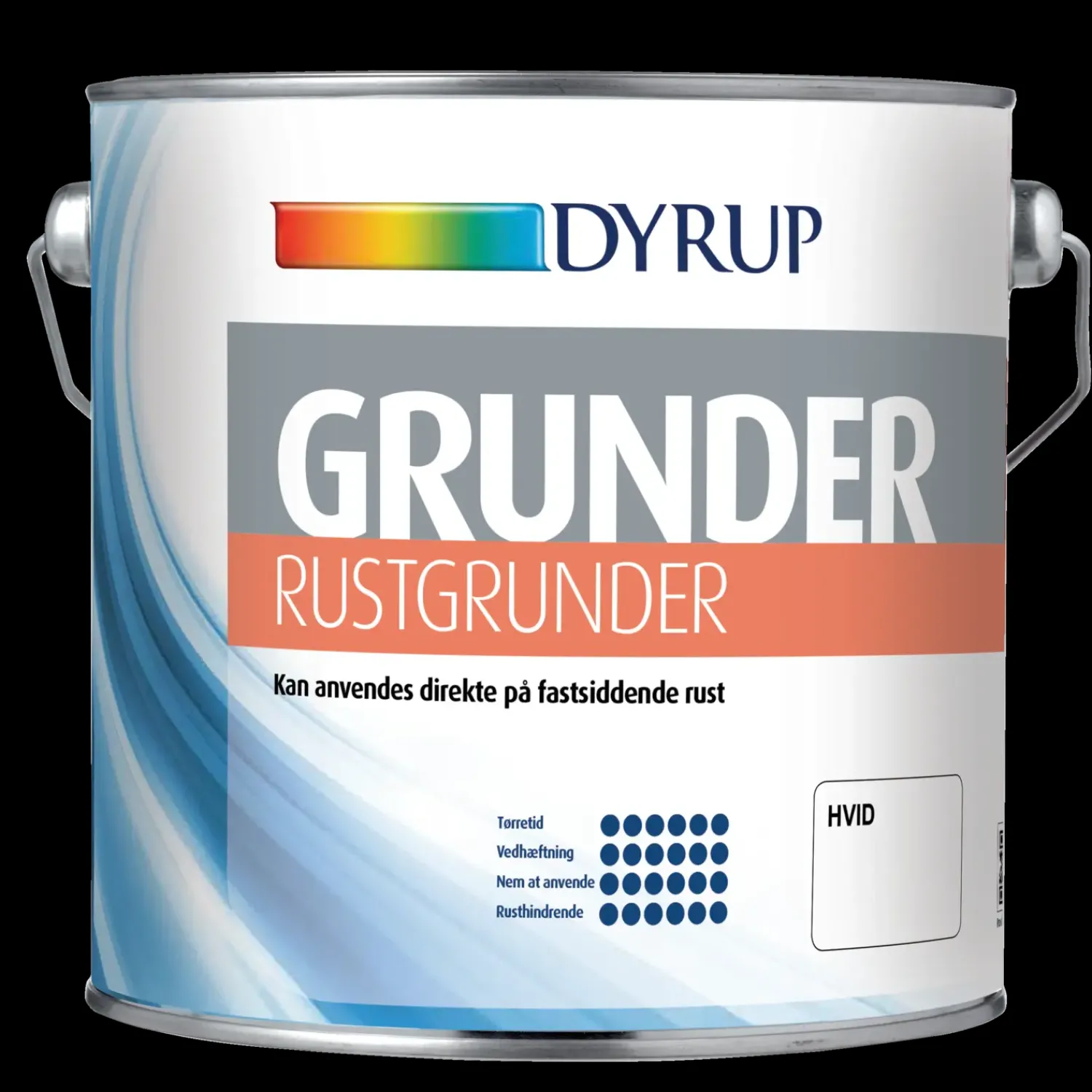 Dyrup Metalgrunder^grunder rustgrunder hvid 0,75 L