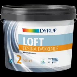 Sale Dyrup loftmaling ekstra dækkende 2 hvid 2,25 L