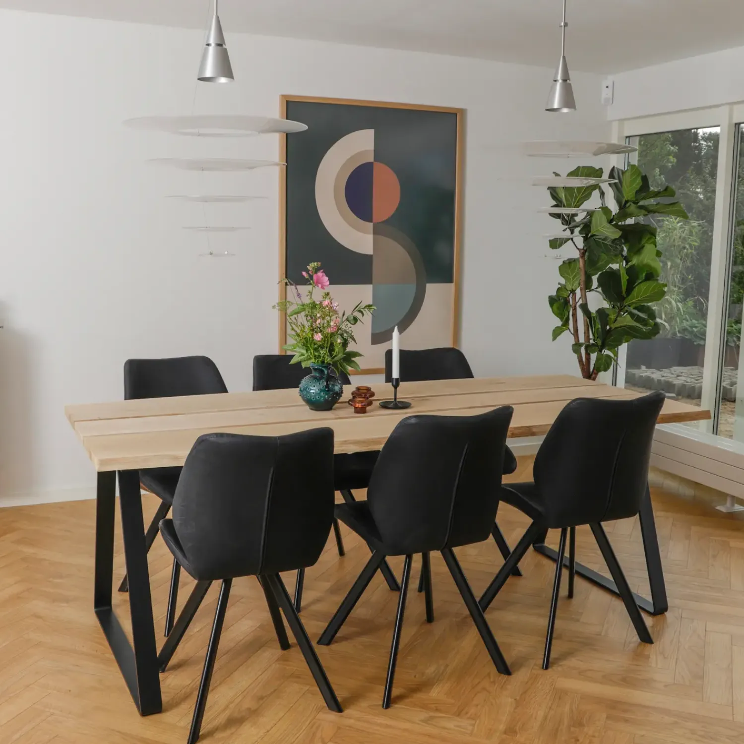 Bordplader^Eg planke kantskåret 1 side, 30 x 310 x 2000 mm