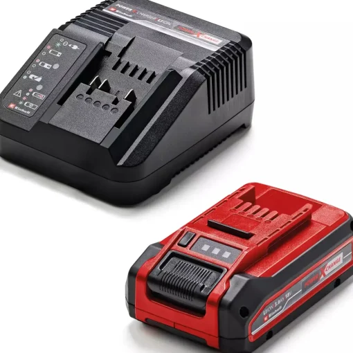 Einhell Hækkeklippere^GE-HC 18 Li T 18V multiklippersæt 2i1 3,0Ah batteri og lader