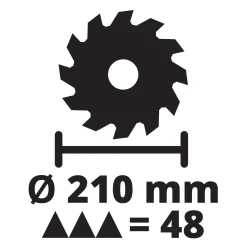 Discount Einhell TC-SM 2131 kap-/geringssav, Ø210 mm - 1500W
