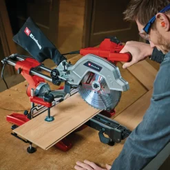 Hot Einhell TE-SM 10 L DUAL kap-/geringssav m/udtræk, Ø254 mm - 2100W