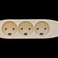 Stikkontakter Og Afbrydere^E-Line EDB stikdåse 3-vejs m/jord