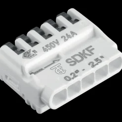 E-Line fjeder samlemuffe 5-polet 5 stk