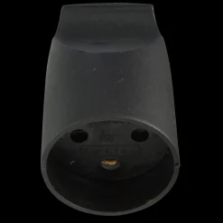 Stikkontakter Og Afbrydere^E-Line forlængerled rund m/jord sort