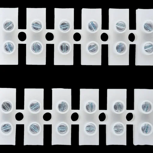 Outlet E-Line klemrækker 2x6-pol 2,5 mm transparent