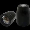 E-Line Fatning, Sikring Og Sensor^Porcelænsfatning E27 sort
