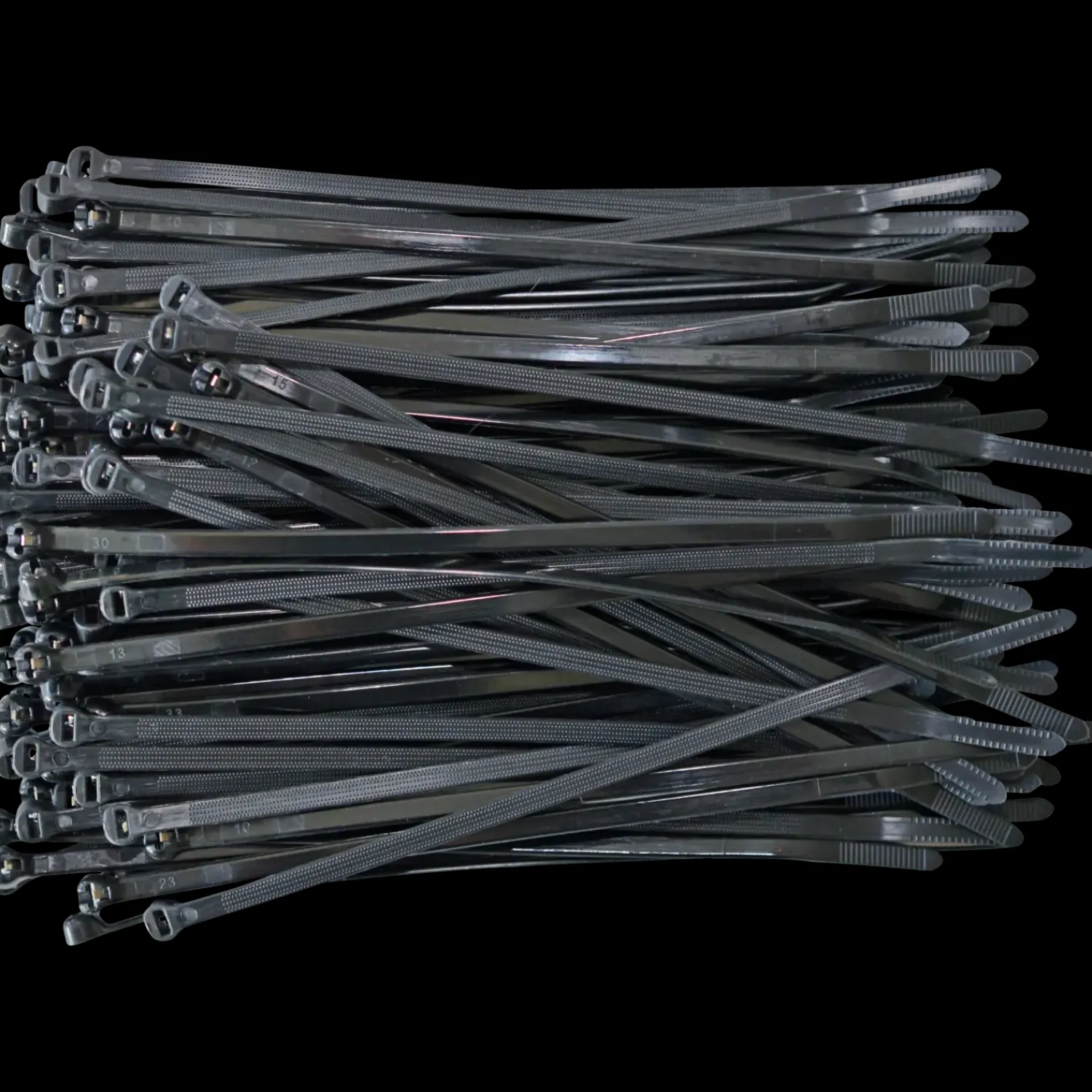 E-Line Strips Og Kabelbindere^Pro kabelstrips 4,8x186 mm 100 stk sort