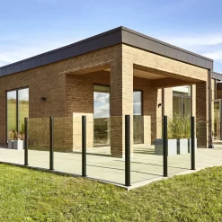 Hot Elmholm hegn m/klar glas startsæt 95 cm