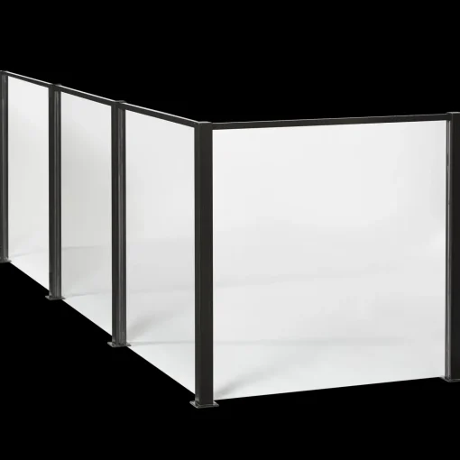 Hot Elmholm hegn m/klar glas startsæt 95 cm