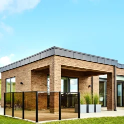 Stål- Og Glashegn^Elmholm hegn m/smoke glas startsæt 95 cm