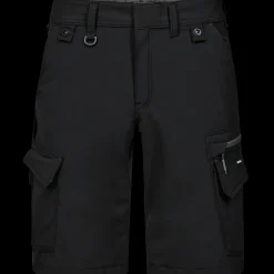 Sale ENGEL 6337 Entire shorts 4-vejs stretch sort/Antrazitgrå str. 84