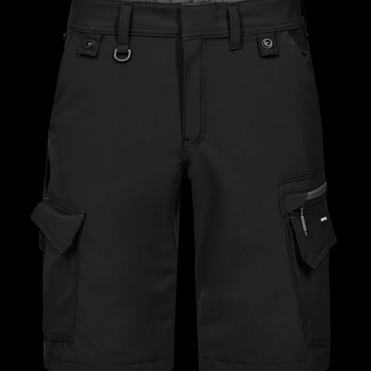 Sale ENGEL 6337 Entire shorts 4-vejs stretch sort/Antrazitgrå str. 84