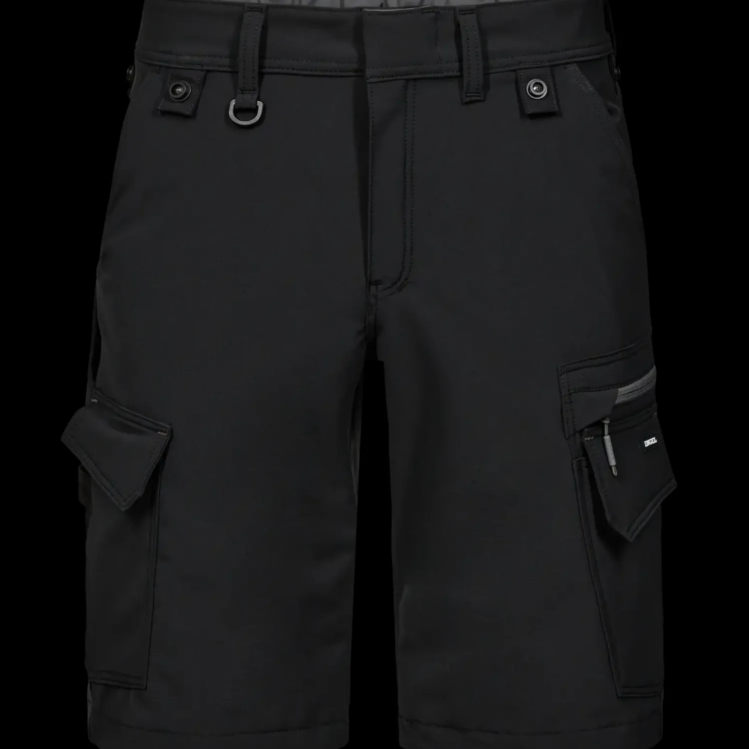 Sale ENGEL 6337 Entire shorts 4-vejs stretch sort/Antrazitgrå str. 84