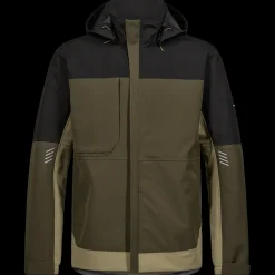 Best ENGEL 1129 Entire skaljakke skovgrøn/sort str. L