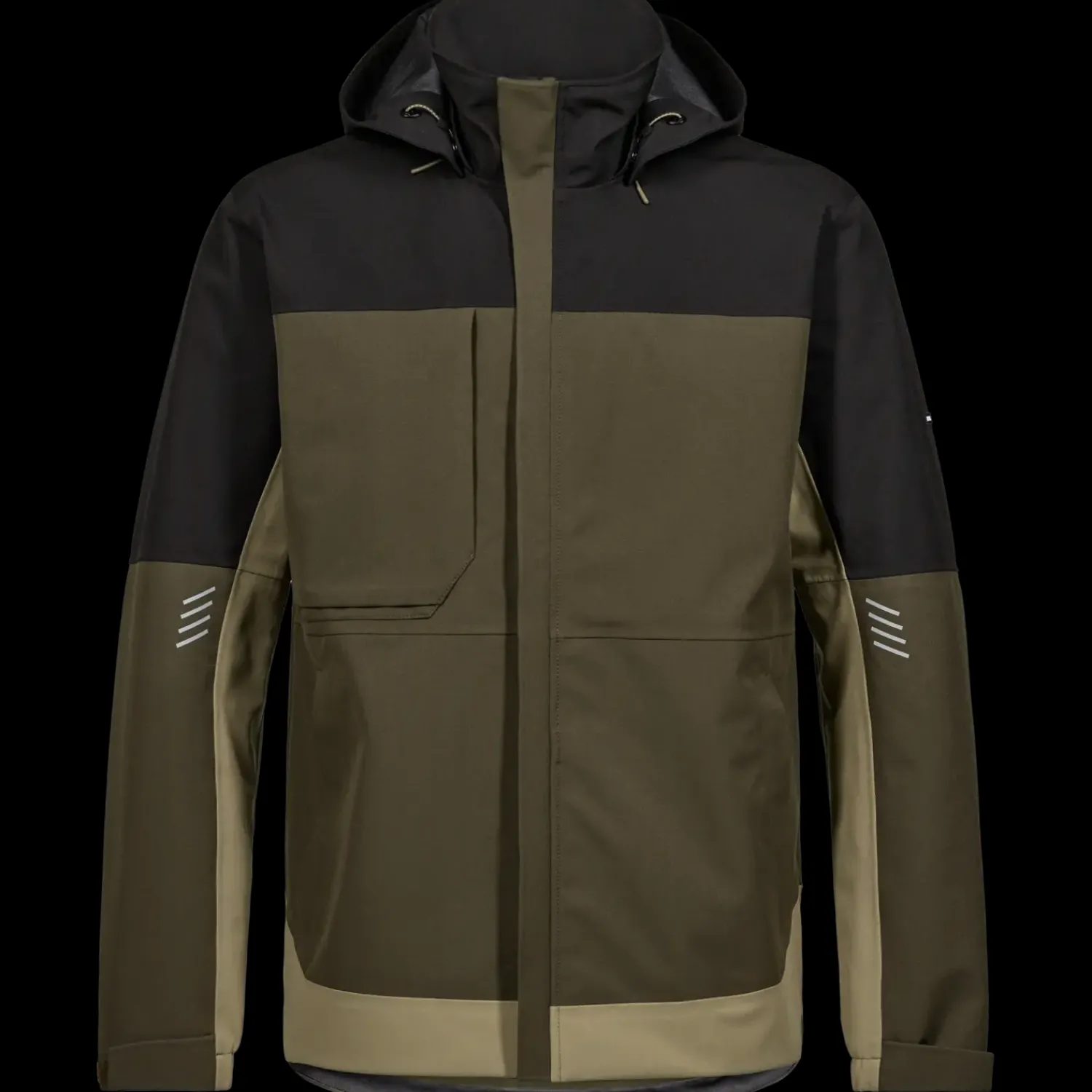 Best ENGEL 1129 Entire skaljakke skovgrøn/sort str. L