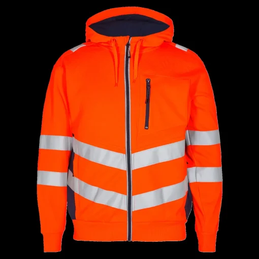Hot ENGEL Safety sweat cardigan orange/blue ink str. 2XL