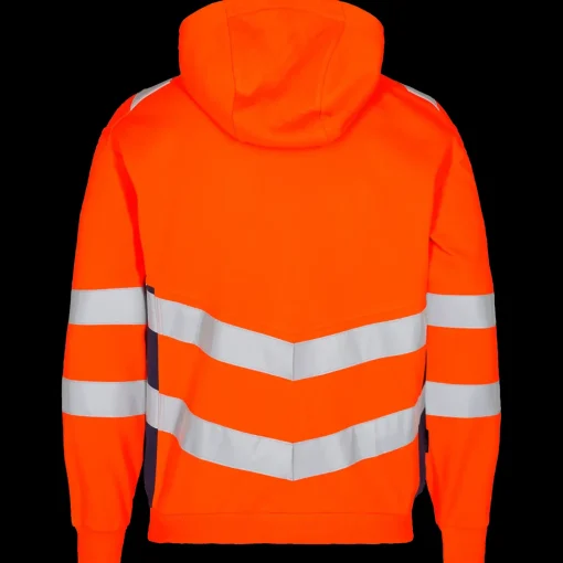 Hot ENGEL Safety sweat cardigan orange/blue ink str. 2XL