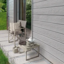 Outlet Cedral Etex Click træstruktur grå C05, 186x3600x12 mm