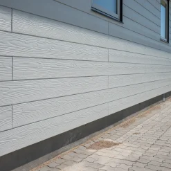 Cedral Etex Click træstruktur hvid C01, 186x3600x12 mm