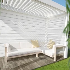 Cedral Etex Click træstruktur hvid C01, 186x3600x12 mm