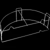 Everdure 4K Half Moon riser rist