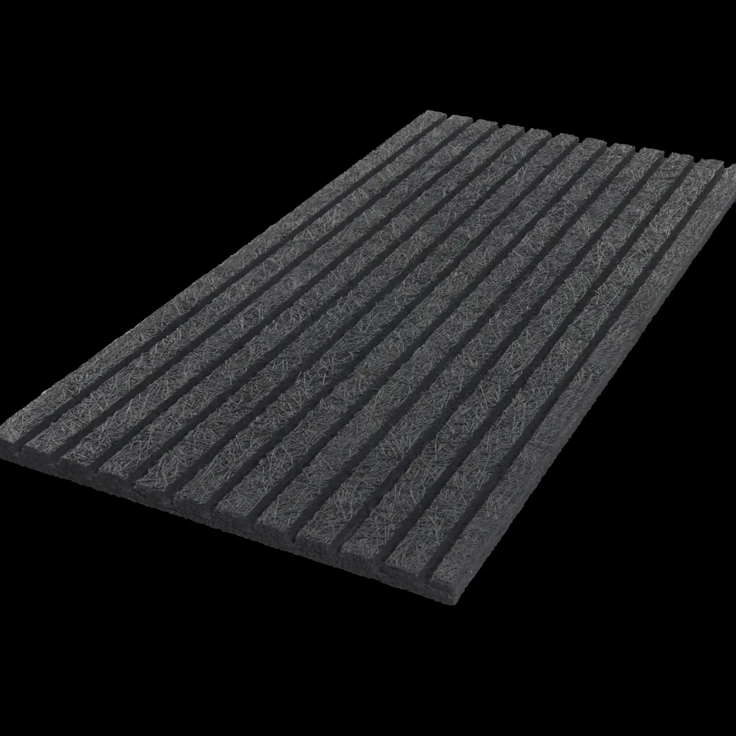 Clearance Fibrotech Barcode Multifin akustikplade 25x600x1200 mm sort