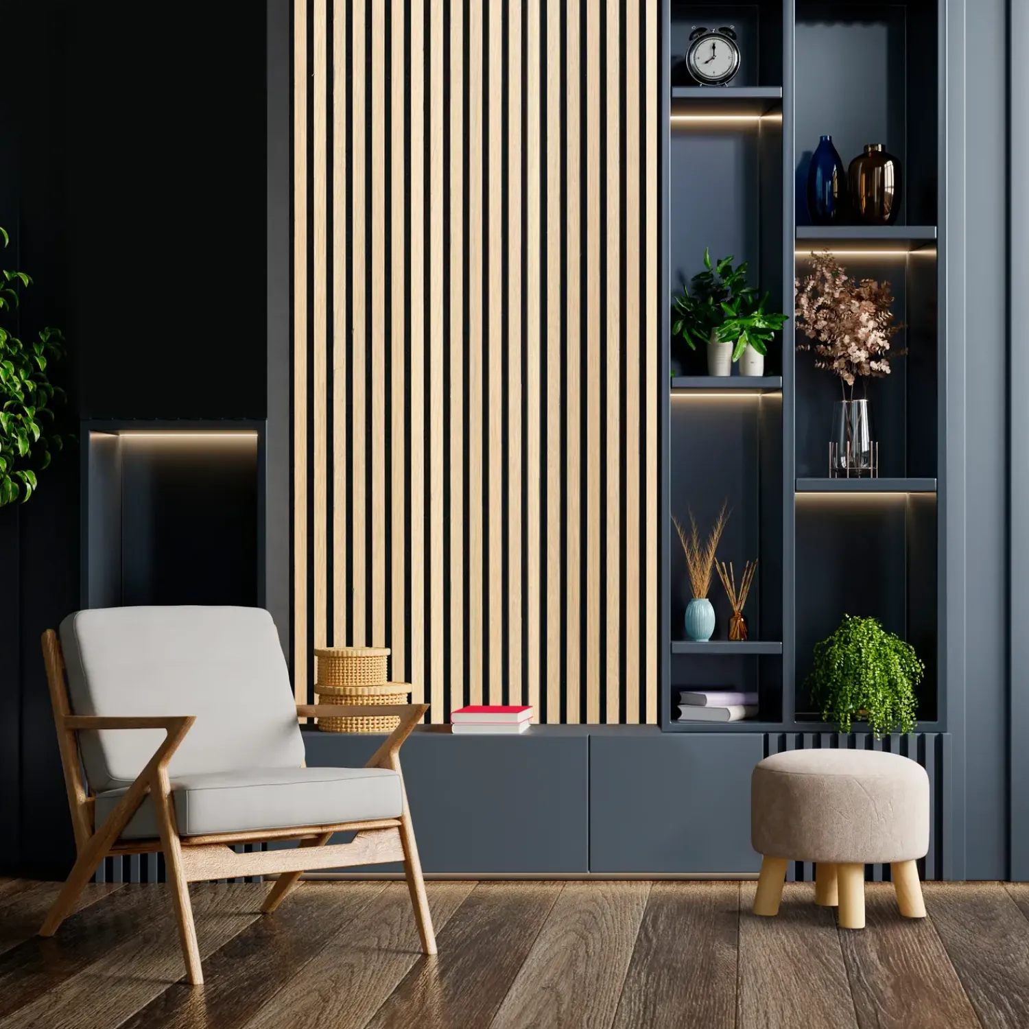 Fibrotech Akustikpaneler^Premium akustikpanel 22x605x2440 mm ask